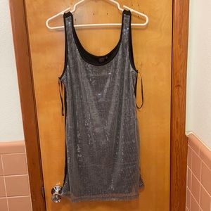 Never been worn Sequin Material Girl Tank Dress